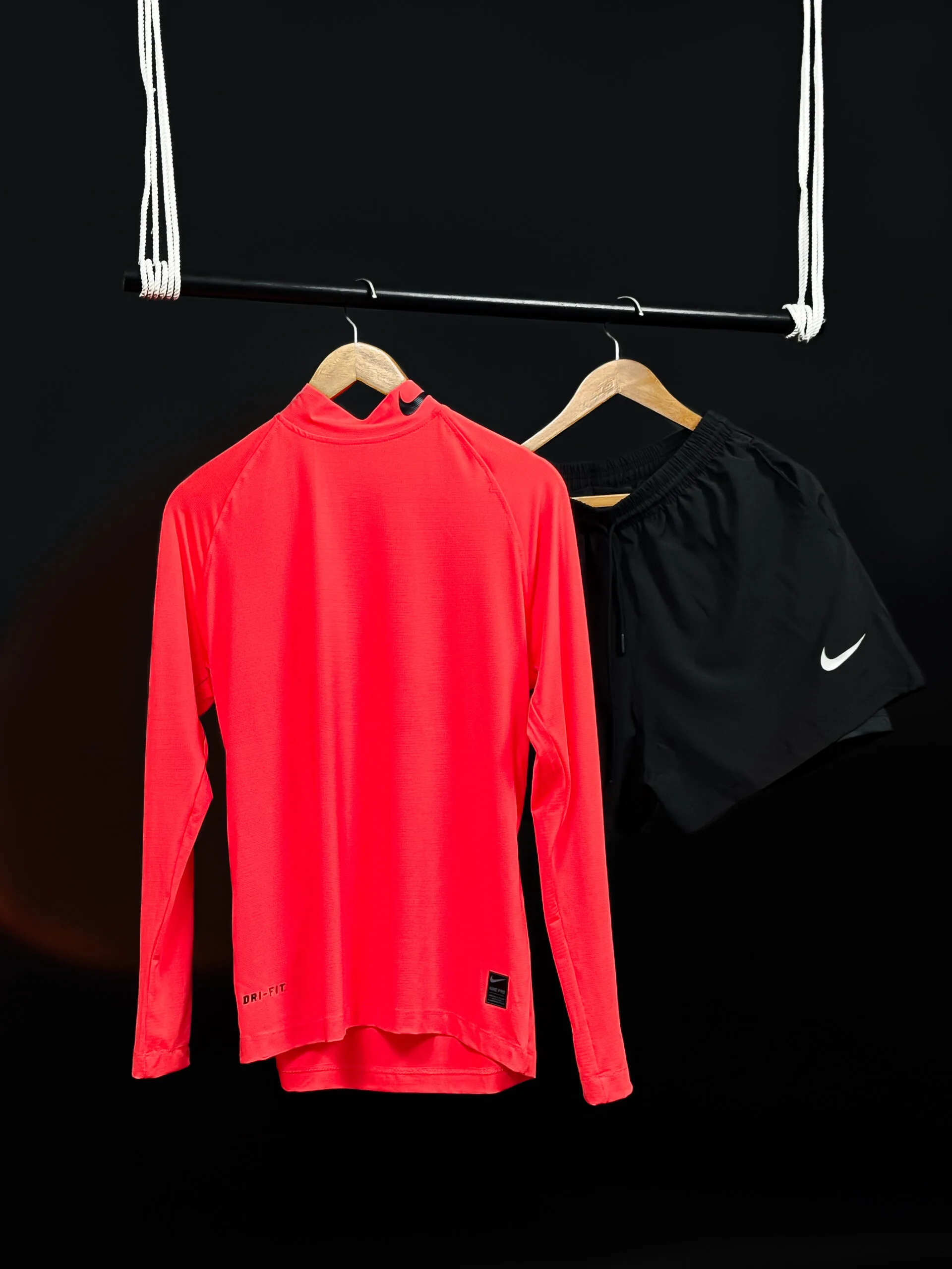 set Nike 2 pieces Orange Half Cole - Long Sleeve