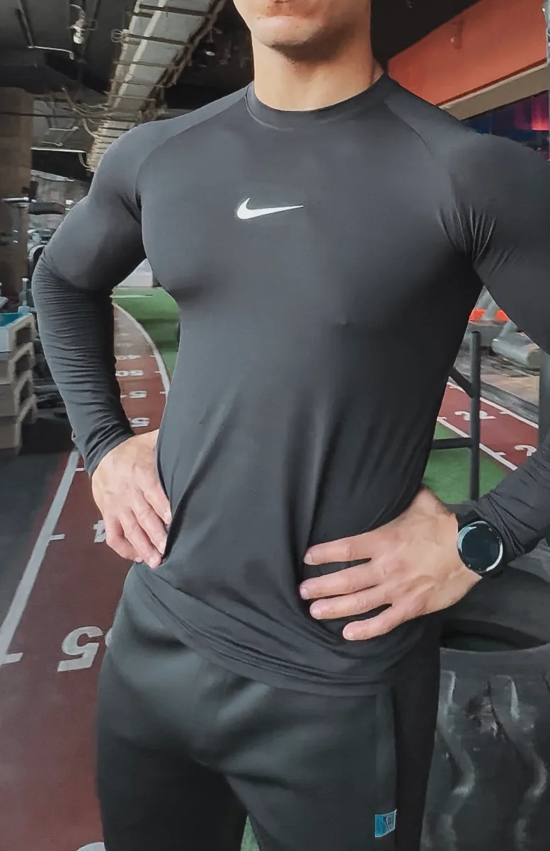 Nike Pro Compression Long Sleeve Black – Abdala Store