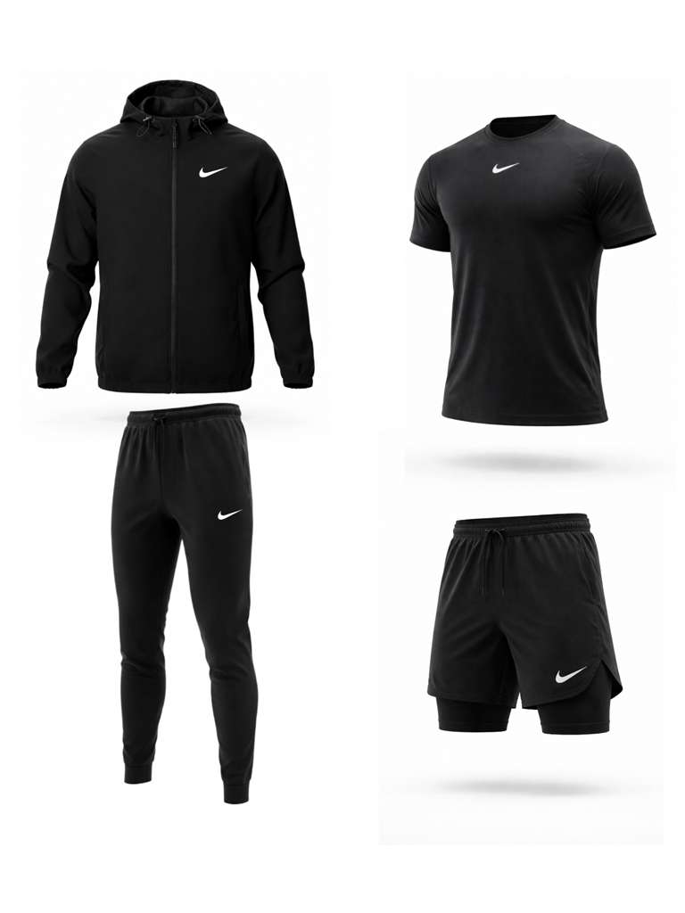 Set nike Black 4 pieces -